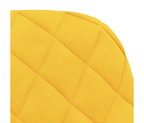 Virtuves Krēsli, 2 Gab., Dzeltens Samts Vidaxl