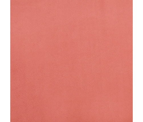 vidaXL virtuves krēsli, 2 gab., rozā samts