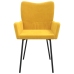 Virtuves Krēsli, 2 Gab., Dzeltens Samts Vidaxl