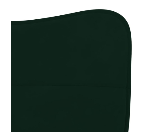 Virtuves Krēsli, 2 Gab., Tumši Zaļš Samts Vidaxl