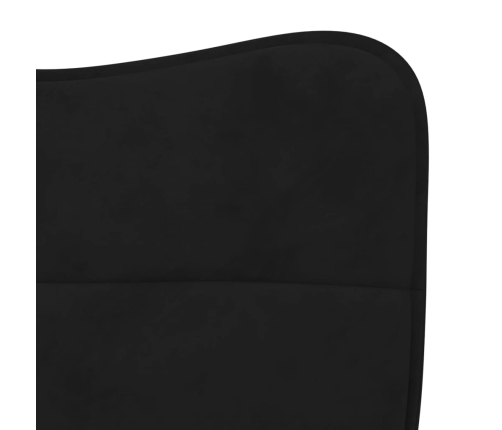 vidaXL virtuves krēsli, 2 gab., melns samts