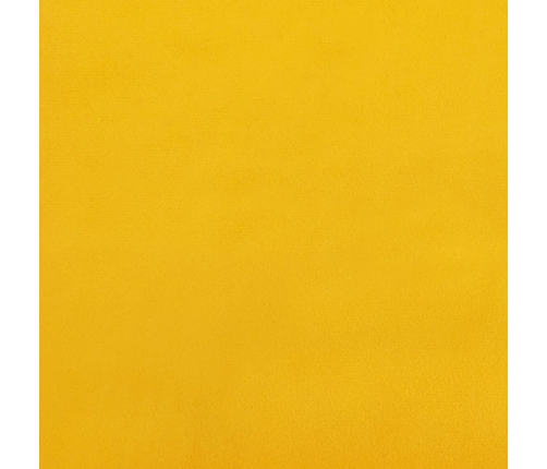 Virtuves Krēsli, 2 Gab., Dzeltens Samts Vidaxl