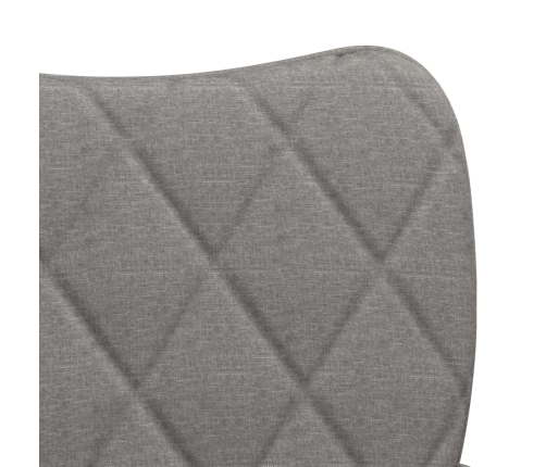 Virtuves Krēsli, 2 Gab., Gaiši Pelēks Audums Vidaxl