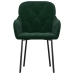 Virtuves Krēsli, 2 Gab., Tumši Zaļš Samts Vidaxl