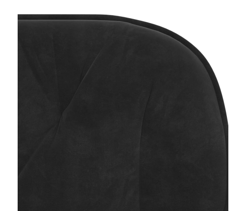 vidaXL virtuves krēsli, 2 gab., melns samts