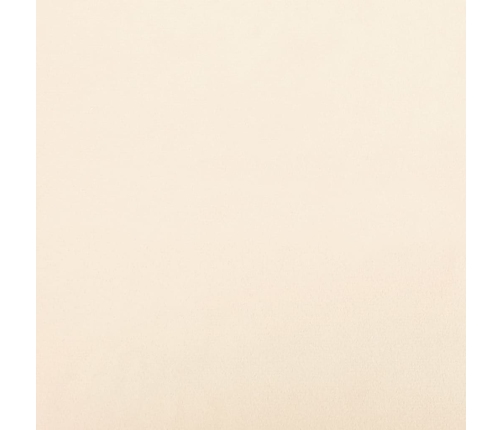 vidaXL biroja krēsls, krēmkrāsas samts