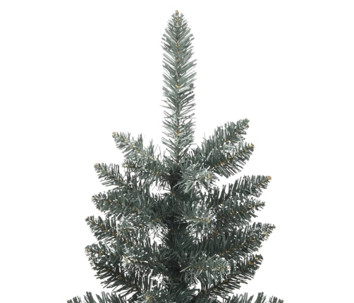 Mākslīgā Ziemassvētku Egle Ar Statīvu, Šaura, 120 Cm, Zaļa, Pvc Vidaxl