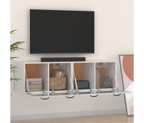 vidaXL sienas skapīši, 2 gab., balti, 80x36,5x35 cm, inženierijas koks