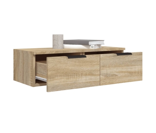 vidaXL sienas skapīši, 2 gab., ozola, 68x30x20 cm, inženierijas koks