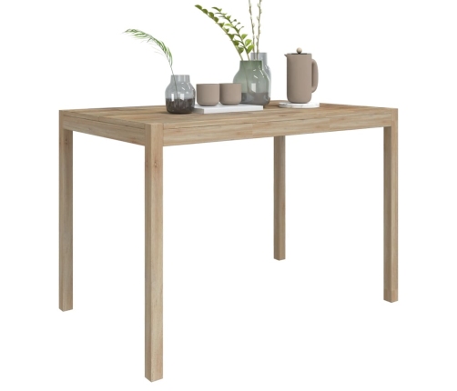 vidaXL virtuves galds, 110x70x75 cm, akācijas masīvkoks