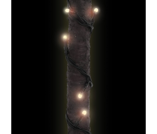 vidaXL mākslīgā palma, 72 silti baltas LED, 120 cm