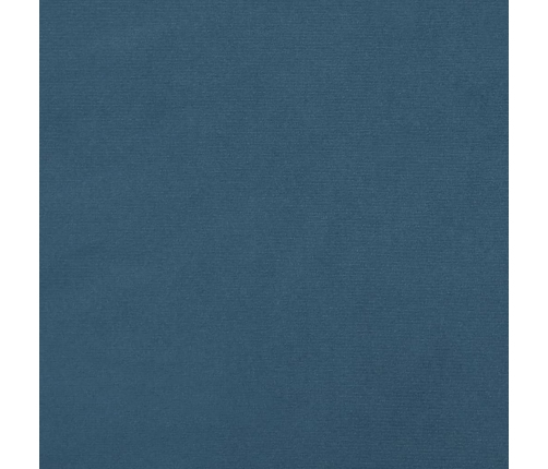 vidaXL gultas galvgalis, 90x5x78/88 cm, tumši zils samts