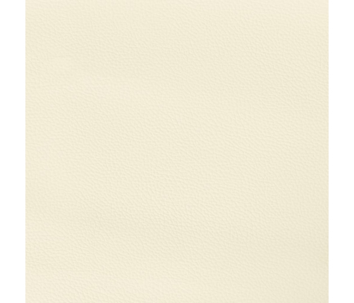 vidaXL gultas galvgalis, 90x5x78/88 cm, krēmkrāsas mākslīgā āda