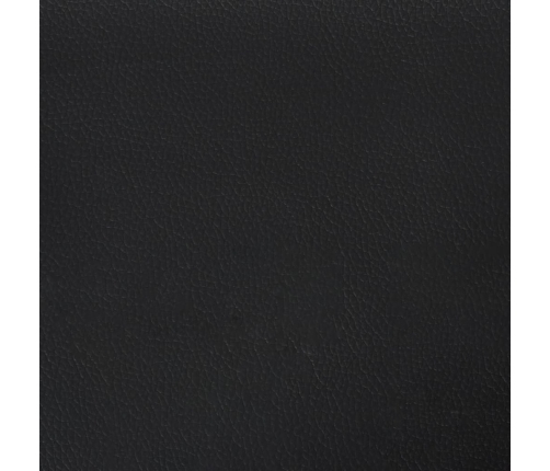 vidaXL gultas galvgalis, 100x5x78/88 cm, melna mākslīgā āda