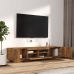 vidaXL 2-daļīgs TV skapīšu komplekts, LED, ozolkoka, inženierijas koks
