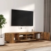 vidaXL 2-daļīgs TV skapīšu komplekts, LED, ozolkoka, inženierijas koks