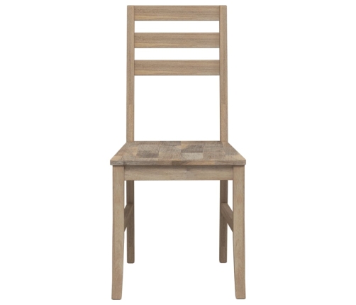 vidaXL virtuves krēsli, 8 gab., akācijas masīvkoks