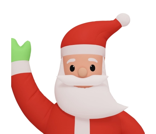 Piepūšams Ziemassvētku Vecītis Ar Led, 370 Cm Vidaxl