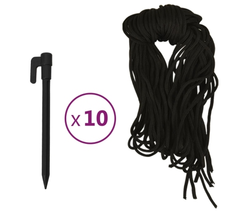 vidaXL piepūšams sniegavīrs, LED, 455 cm