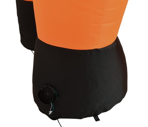 vidaXL piepūšams Ziemassvētku briedis, LED, 500 cm