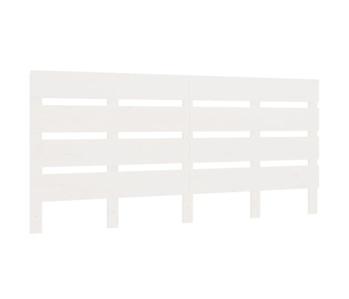 vidaXL gulta bez matrača, balts, 140x200 cm, priedes masīvkoks