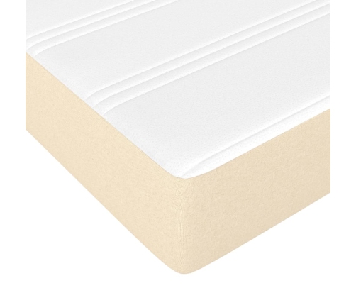 vidaXL kabatu atsperu matracis, krēmkrāsas, 180x200x20 cm, audums
