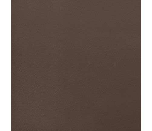 vidaXL kabatu atsperu matracis, brūns, 180x200x20 cm, mākslīgā āda