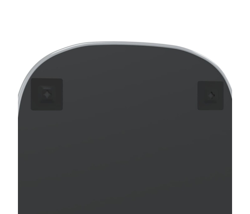 vidaXL sienas spogulis, sudraba krāsā, 80x50 cm