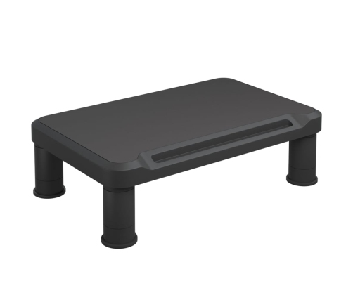vidaXL monitora paliktnis, melns, 38x24x10,5 cm