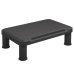 vidaXL monitora paliktnis, melns, 38x24x10,5 cm