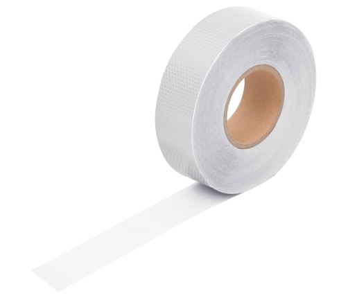 vidaXL atstarojoša līmlente, balta, 5 cmx50 m, PVC