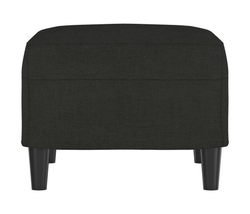 vidaXL kājsoliņš, 60x50x41 cm, melns audums