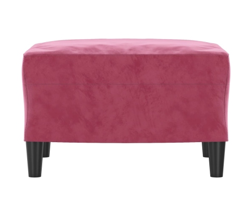 vidaXL kājsoliņš, 60x50x41 cm, vīnsarkans samts