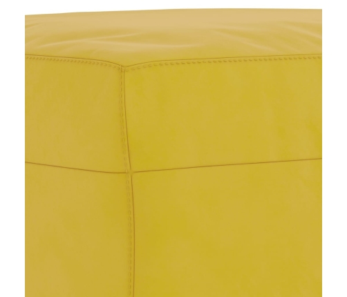 vidaXL kājsoliņš, 60x50x41 cm, dzeltens samts