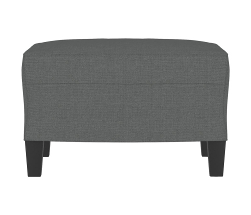 vidaXL kājsoliņš, tumši pelēks, 60x50x41 cm, audums