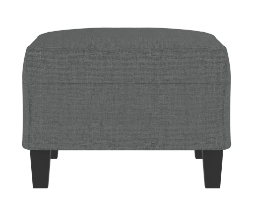 vidaXL kājsoliņš, 70x55x41 cm, tumši pelēks audums