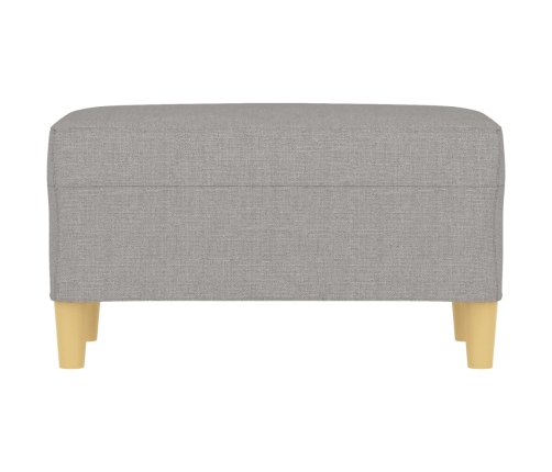 vidaXL sols, gaiši pelēks, 70x35x41 cm, audums