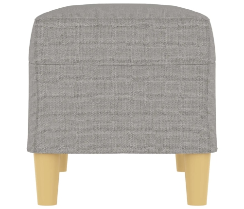 vidaXL sols, gaiši pelēks, 70x35x41 cm, audums