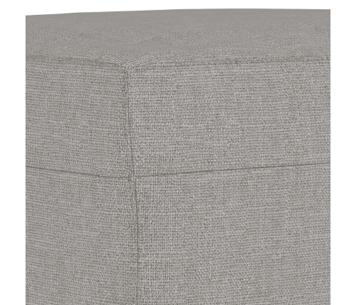 vidaXL sols, gaiši pelēks, 70x35x41 cm, audums