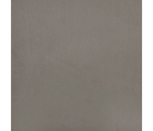 vidaXL sols, gaiši pelēks, 70x35x41 cm, samts