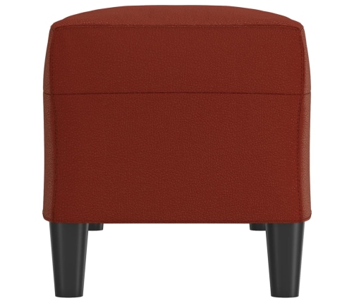 vidaXL sols, 100x35x41 cm, vīnsarkana mākslīgā āda