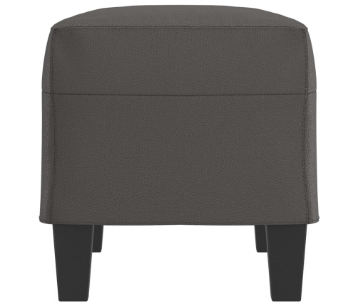 vidaXL sols, pelēks, 70x35x41 cm, mākslīgā āda