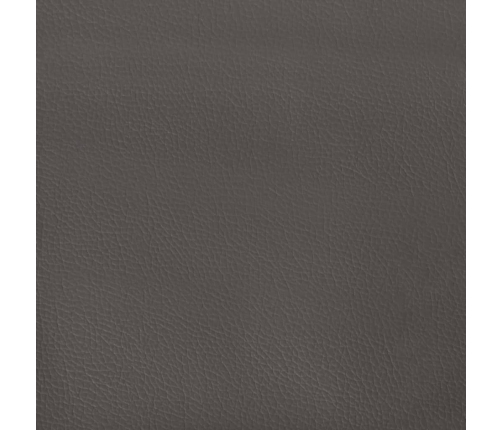 vidaXL sols, pelēks, 70x35x41 cm, mākslīgā āda