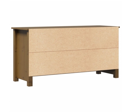 vidaXL TV skapītis, medus brūns, 103x36,5x52 cm, priedes masīvkoks