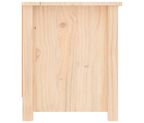 vidaXL apavu skapītis, 110x38x45,5 cm, priedes masīvkoks