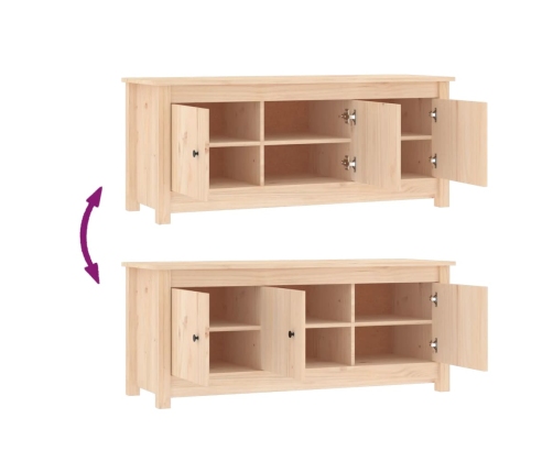 vidaXL apavu skapītis, 110x38x45,5 cm, priedes masīvkoks