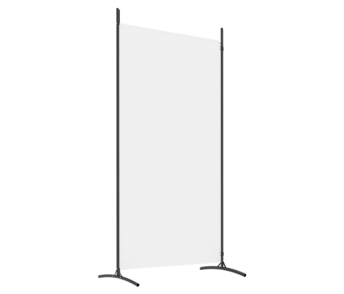 vidaXL 2-paneļu istabas aizslietnis, 175x180 cm, balts audums