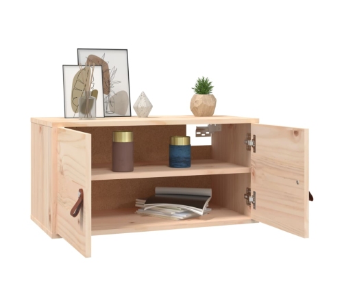 vidaXL sienas skapīši, 2 gab., 60x30x30 cm, priedes masīvkoks