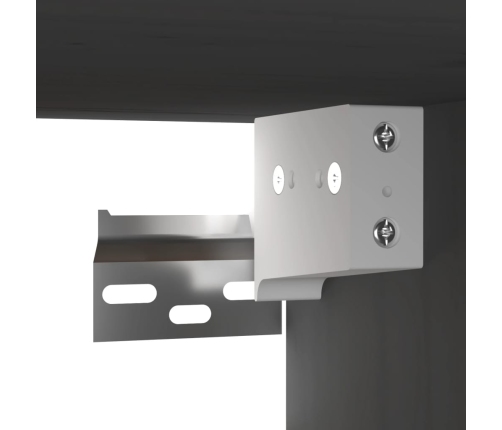 vidaXL sienas skapīši, 2 gab., pelēki, 60x30x30 cm, priedes masīvkoks