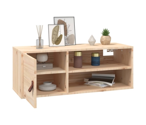 vidaXL sienas skapītis, 80x30x30 cm, priedes masīvkoks